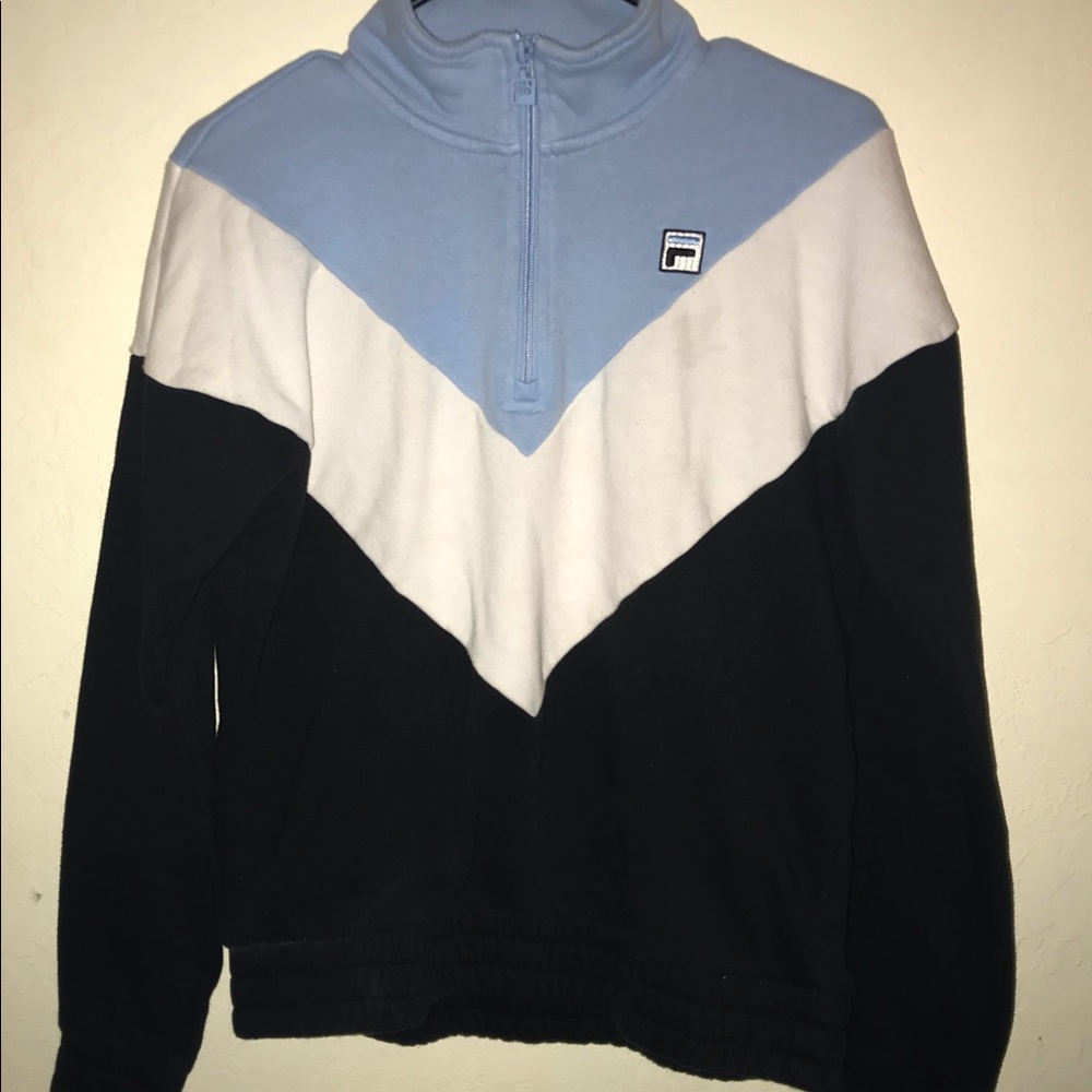 Fila Zip-up Turtleneck Sweatshirt